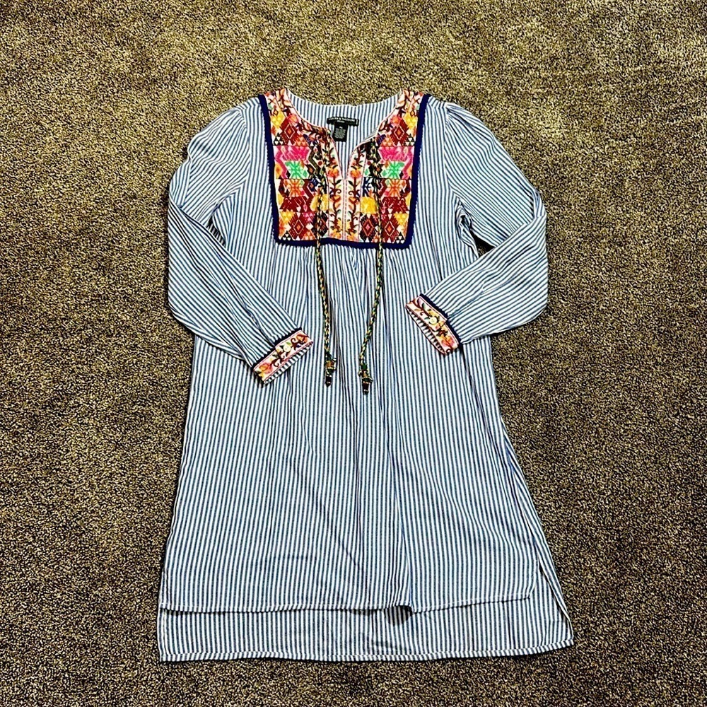 Cotton Chelsea & Theodore Boho dress Small Perite